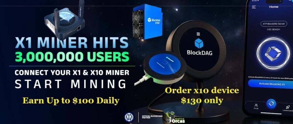 BlockDAG Crypto Mining, Mining BDAG to Earning $10 to $100 Daily